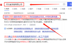 保*(灤南)國際物流有限公司網(wǎng)站建設(shè)案例欣賞
